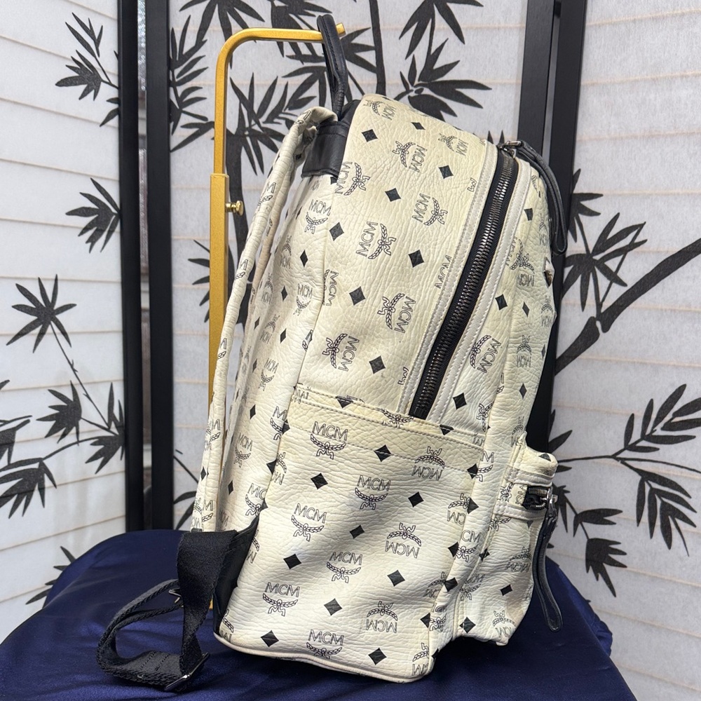 Mcm Stark Stud Leather Backpack - image 3